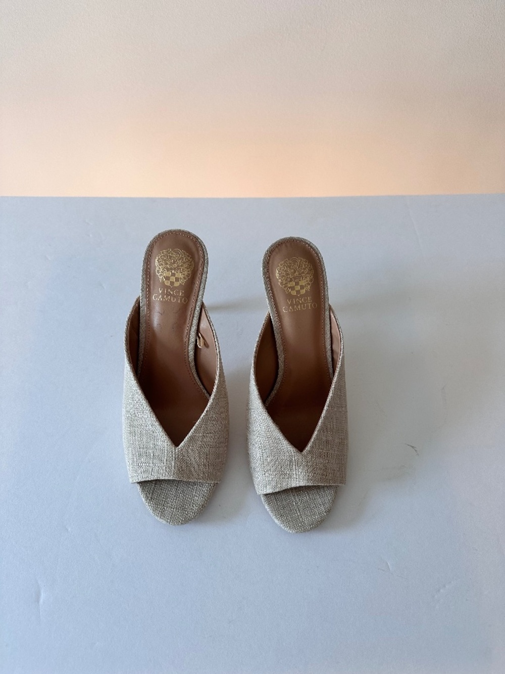 Vince Camuto Peep-Toe Tiroda Mules 8M